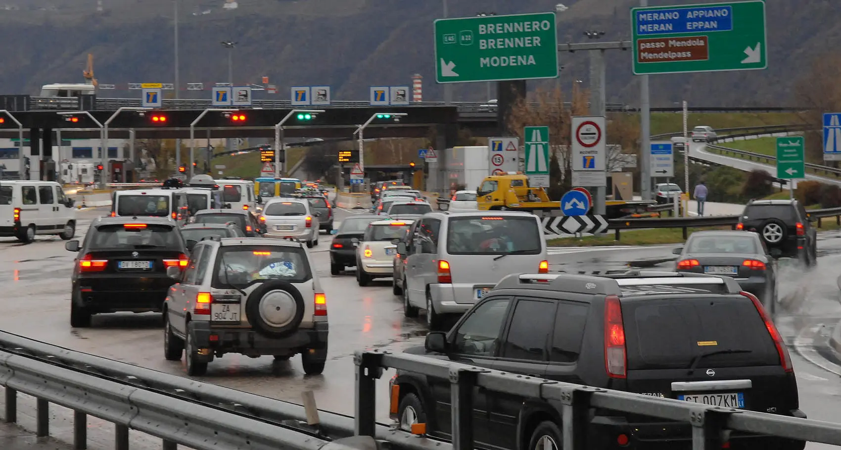 Gratis sull'A22 in caso di deviazioni dalle statali