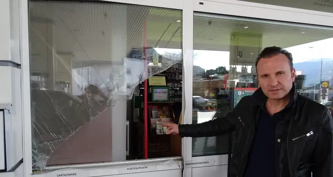 Varna, assalto col piede di porco nel distributore Q8 VIDEO