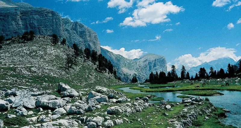 Nel parco una mostra sulle Dolomiti