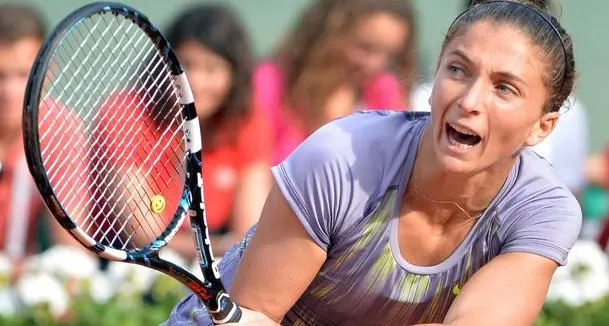 Sara Errani si arrende alla legge della più forte