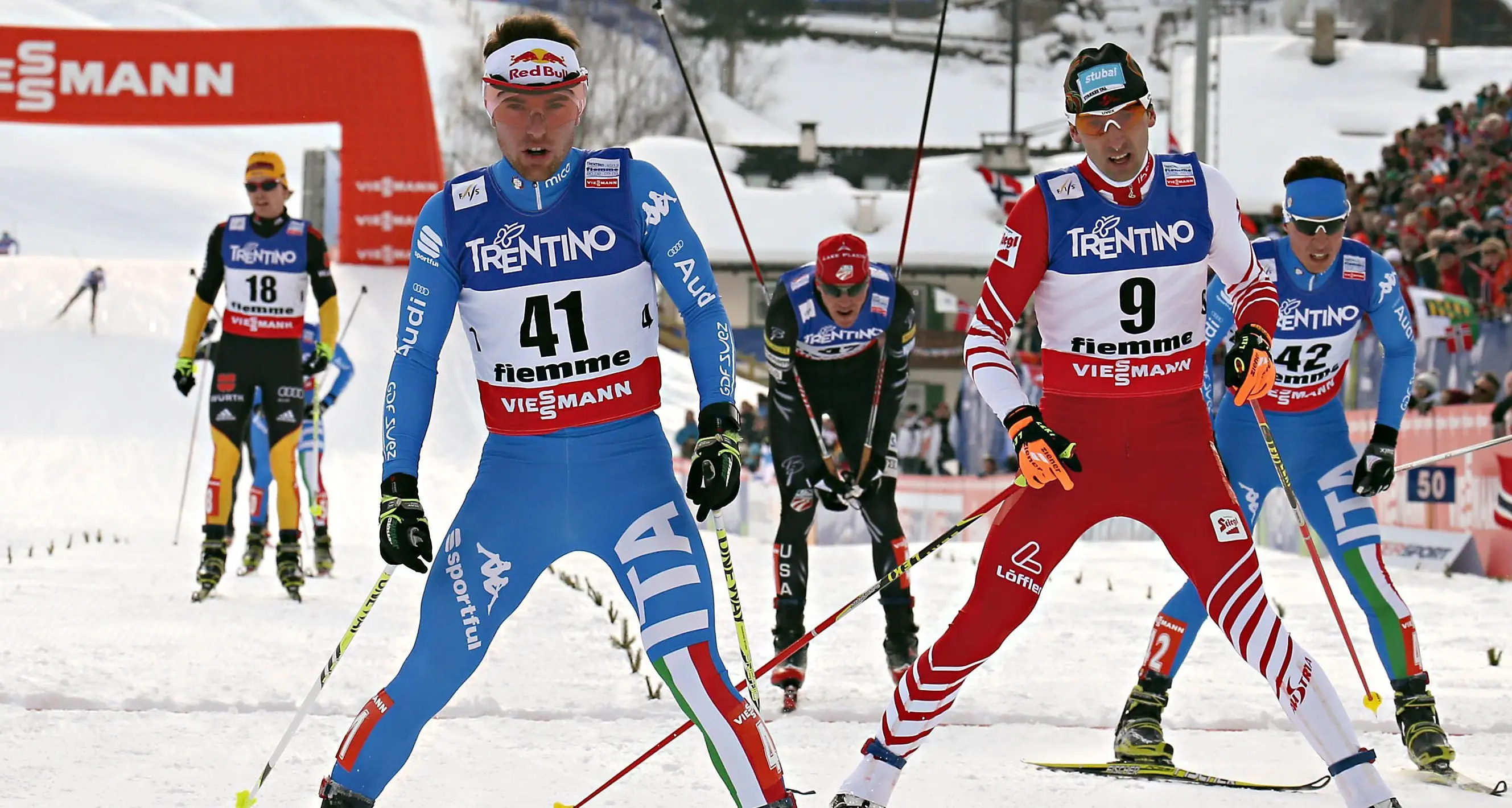 Pittin d'argento nella combinata nordica