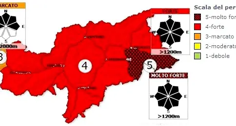 Maltempo, torna la neve Altissimo rischio di slavine
