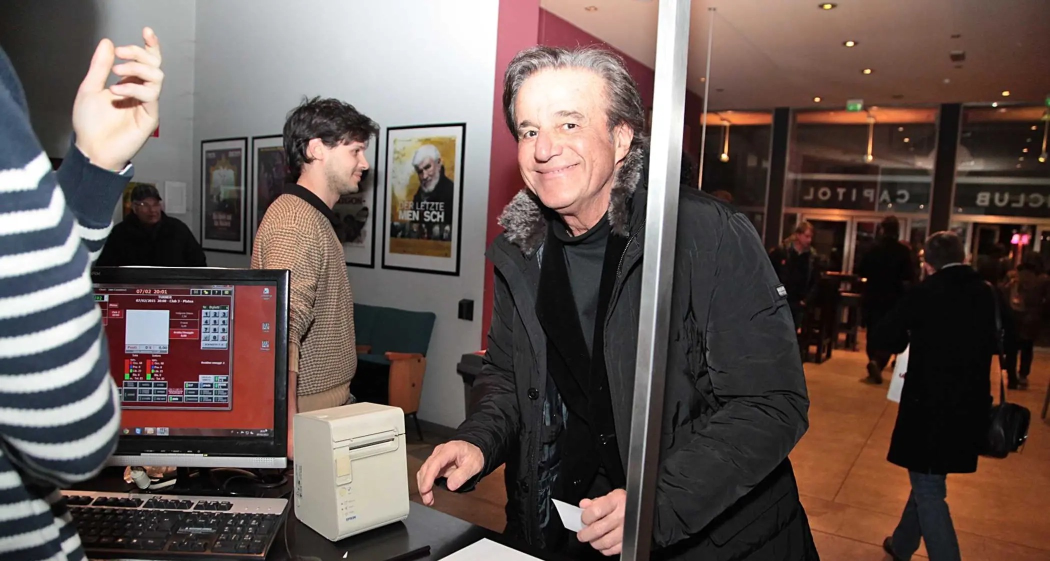 Bolzano, De Sica al Capitol per assistere a \"Birdman\"