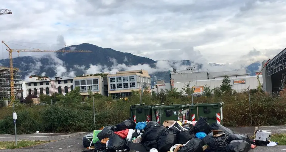 Bolzano, degrado nella zona d'espansione