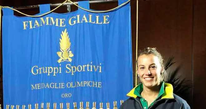 Tania Cagnotto premiata dalle Fiamme Gialle