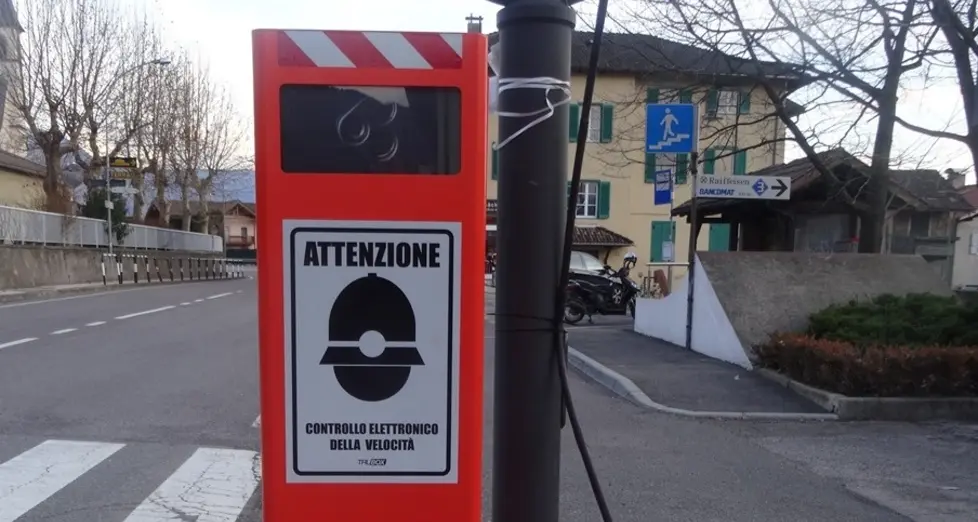 Settequerce, cartelli anche in tedesco sugli speed check