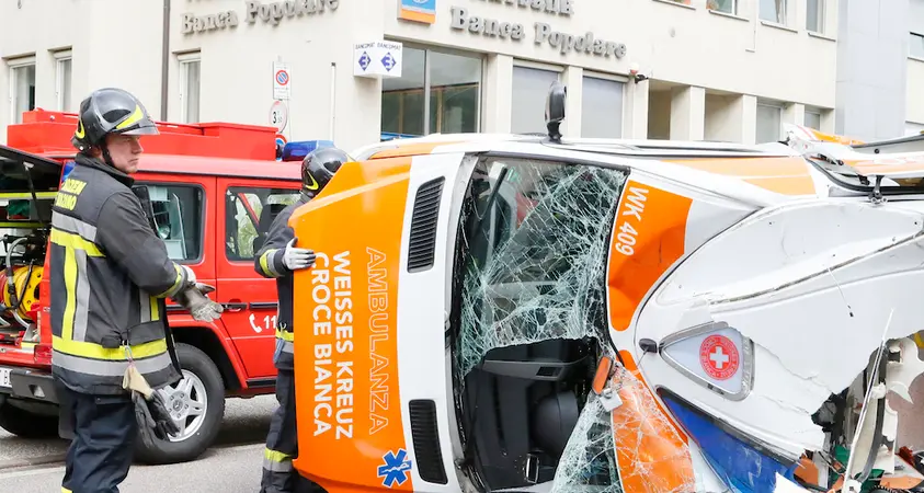 Multata l’ambulanza per eccesso di velocità
