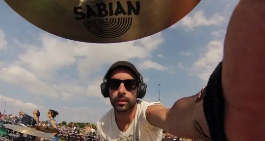 Batterista bolzanino al Rockin’1000
