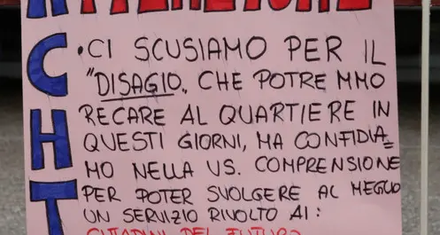 I vigili per gli schiamazzi dei bimbi