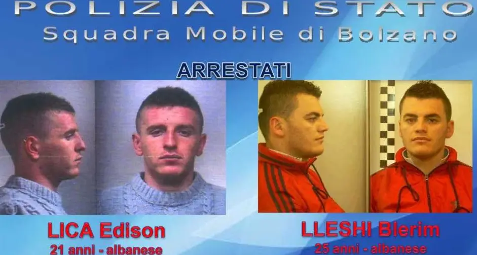 Rubarono la pistola al poliziotto: arrestati
