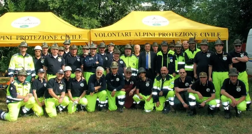 La Protezione Civile Ana promossa in prima linea