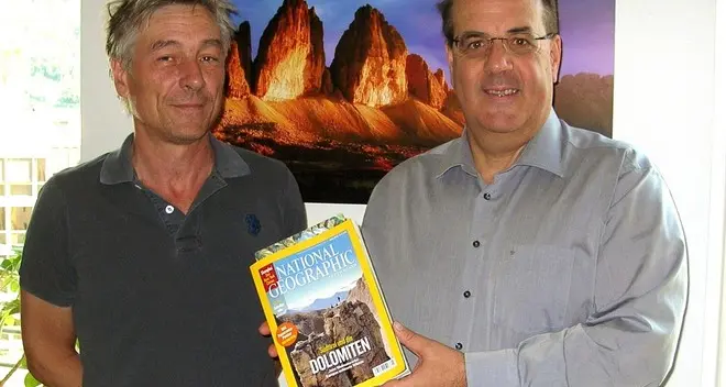 Si lavora a una mostra fotografica sulle Dolomiti, da allestire negli Usa