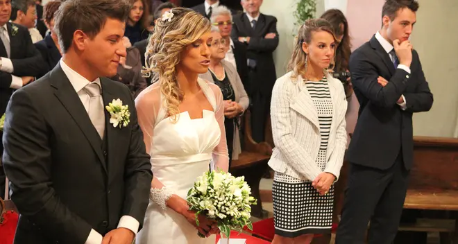 Tania alle nozze di Francesca