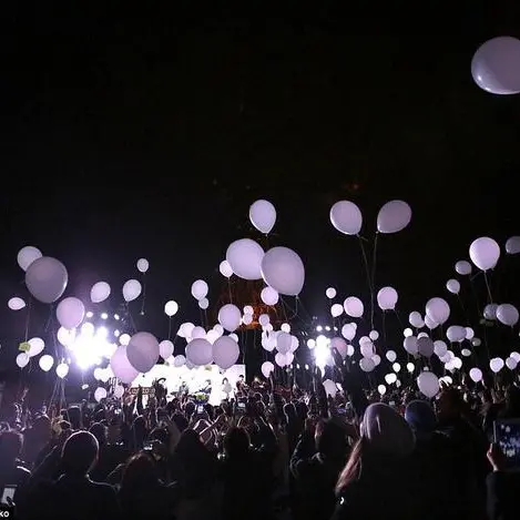 Merano, a Capodanno niente botti ma migliaia di palloncini colorati