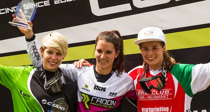 Veronika Widmann terza in Francia