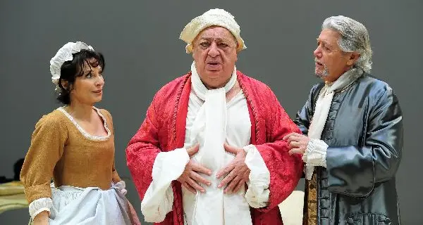 A Bolzano il \"malato immaginario\" di Moliére con Paolo Bonacelli diretto da Bernardi