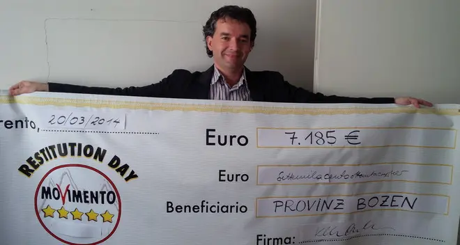 Köllensperger si dimezza lo stipendio