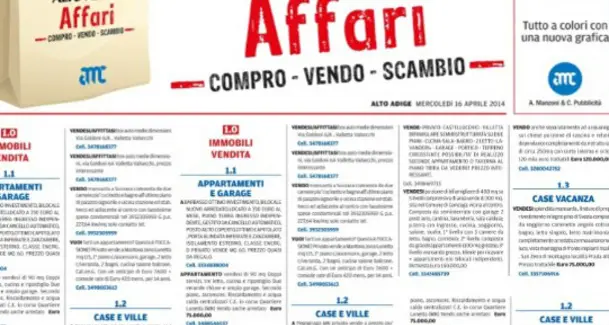 Alto Adige Affari, ogni mercoledì in edicola