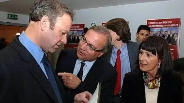 I parlamentari della Svp Zeller, Brugger e Thaler