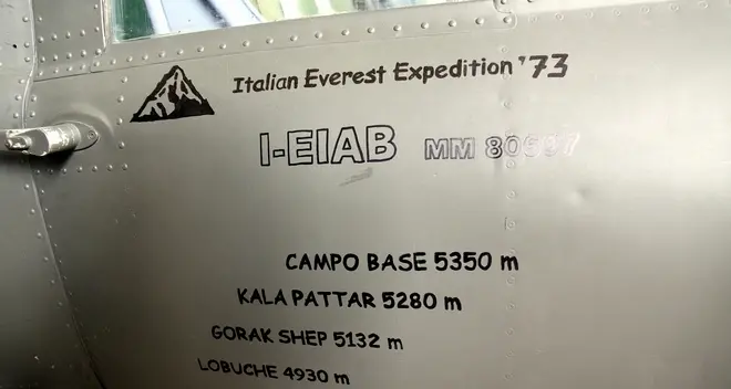 L’elicottero che volò sull’Everest