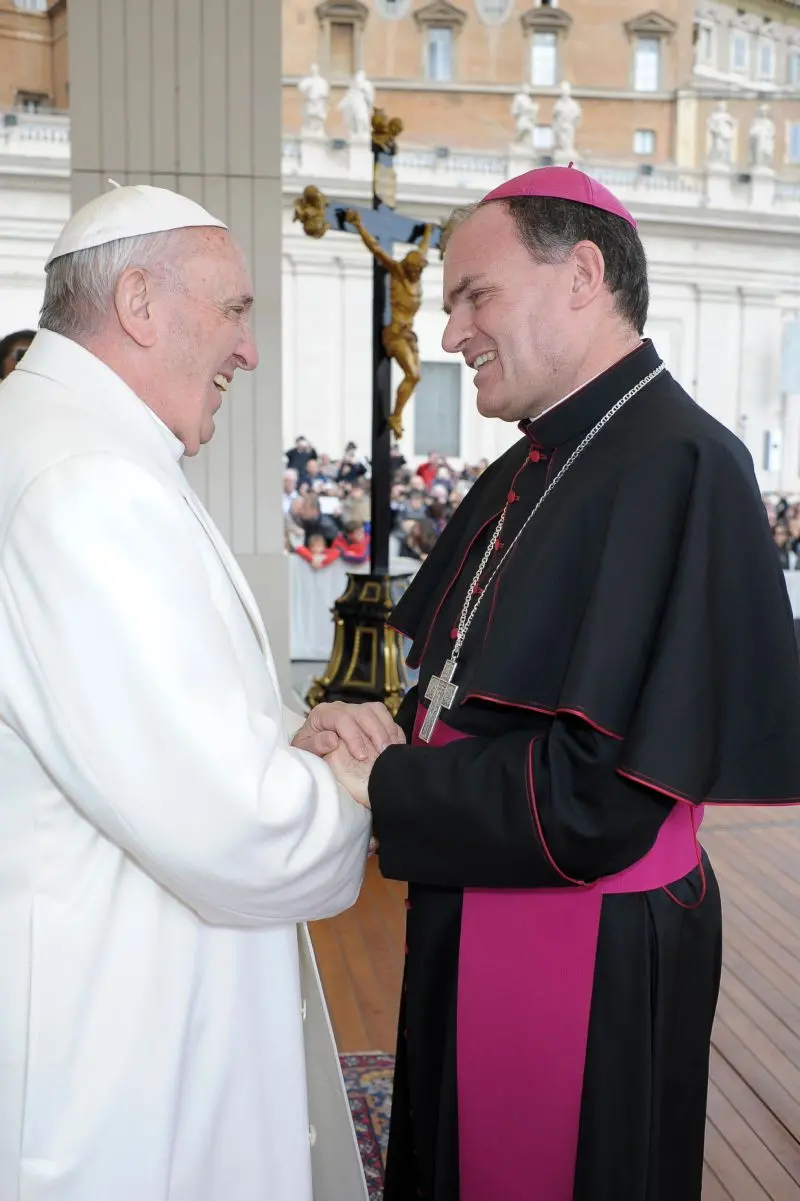 Papa Francesco al vescovo Muser a Roma: \"Al Brennero bisogna aiutare i rifugiati in fuga\"