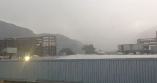 Allerta maltempo, prime grandinate in val d’Adige