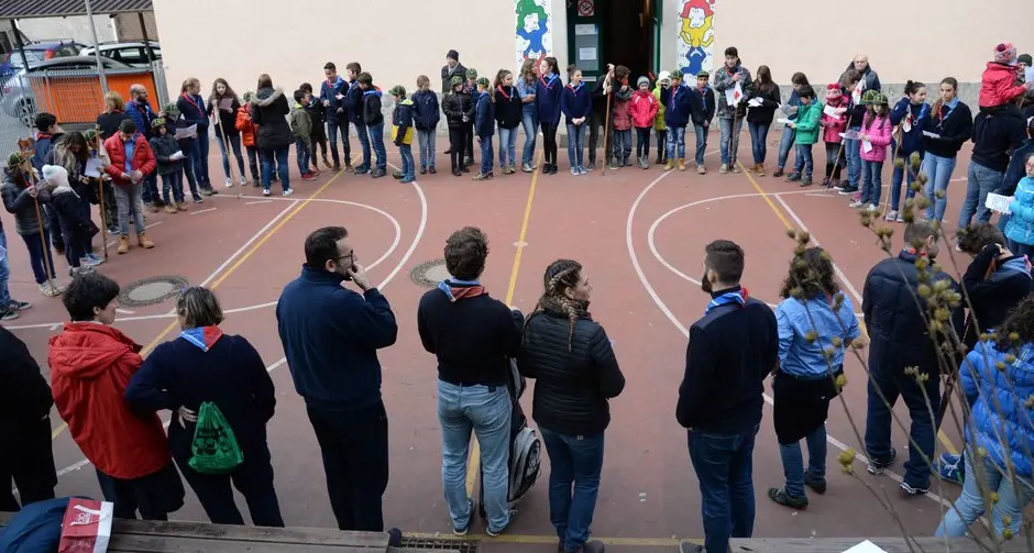 Gli scout meranesi, festa per i 70 anni