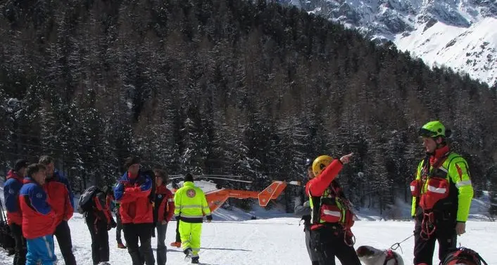 Valanga in Venosta, salvo per miracolo