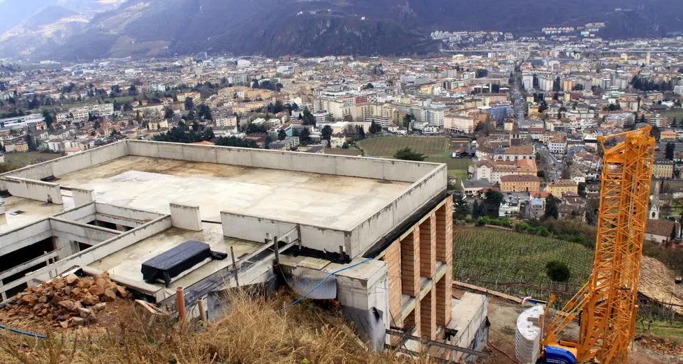 Cantiere “eterno” sul Guncina