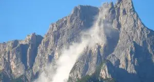 Dolomiti: grossa frana sullo Sciliar a cima Santner