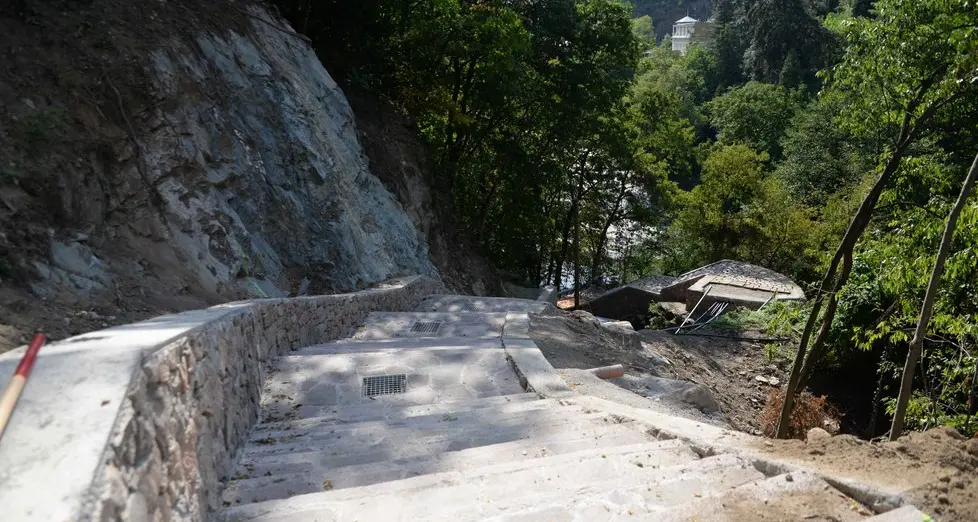 Nuovo percorso pedonale tra la Gilf e la zona Lazago