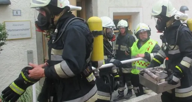 Incendio alla casa di riposo, 24 evacuati