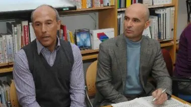 Il direttore del Ctcu Andreaus e il presidente Albrigo