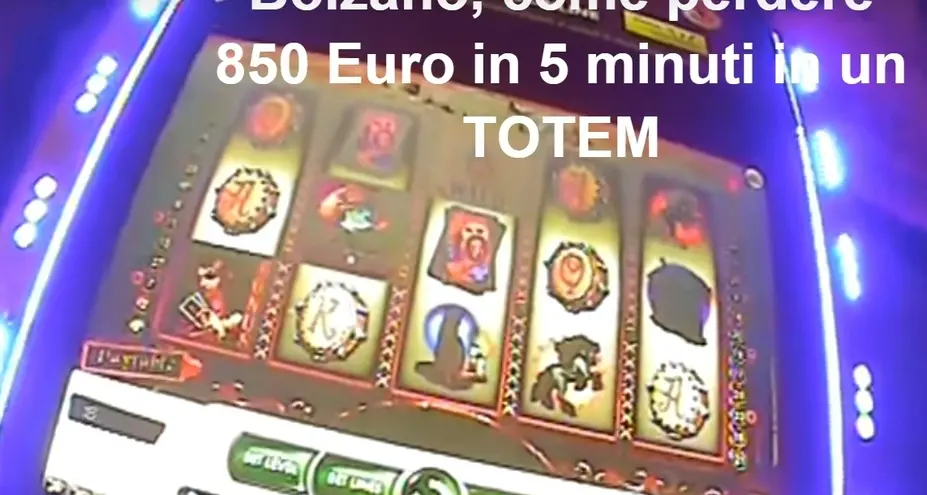 Totem, perde 850 euro in 5 minuti