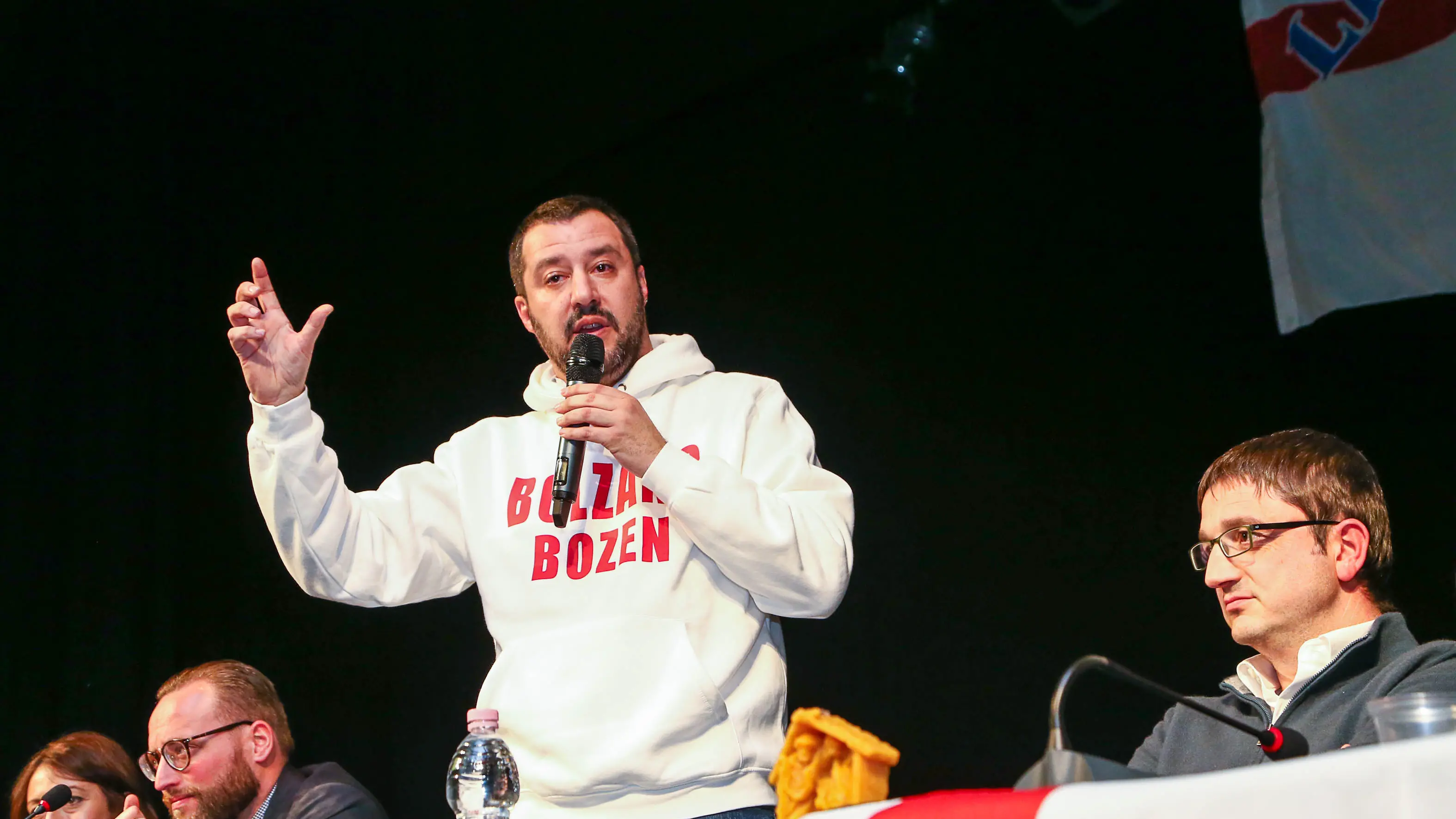 Bolzano, Rainerum gremito per Salvini: \"Siamo pronti a governare con la Svp\"