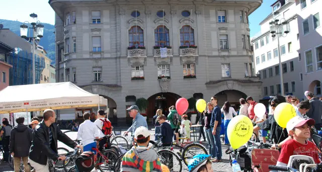 Il 14 settembre c'è Bolzanoinbici, città chiusa al traffico
