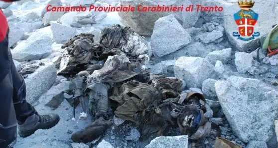 Cent'anni dopo la Grande Guerra un altro soldato restituito dai ghiacci dell'Adamello