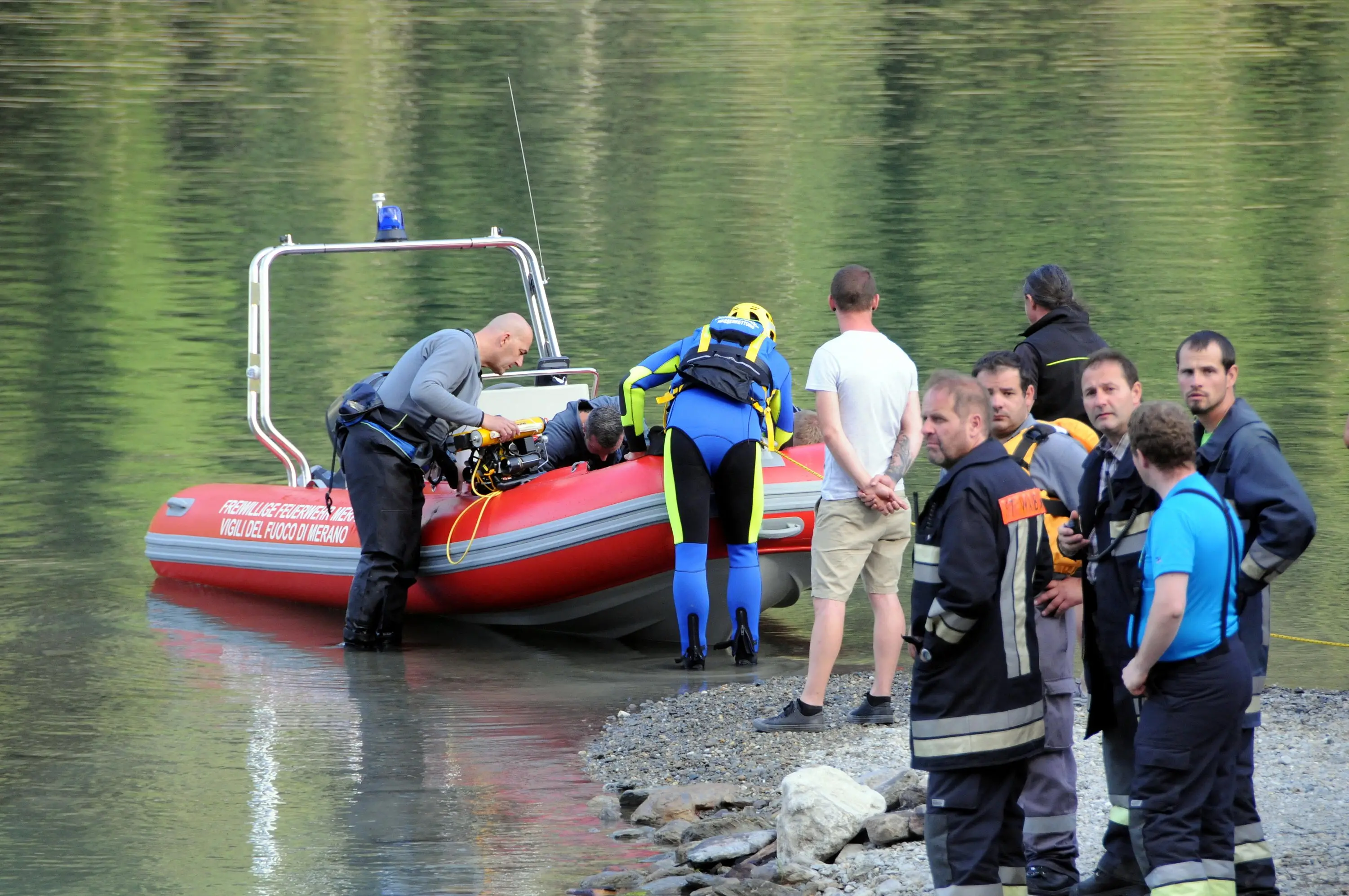 Val d'Ultimo, Lago di Zoccolo: ricerche in corso per un sub disperso
