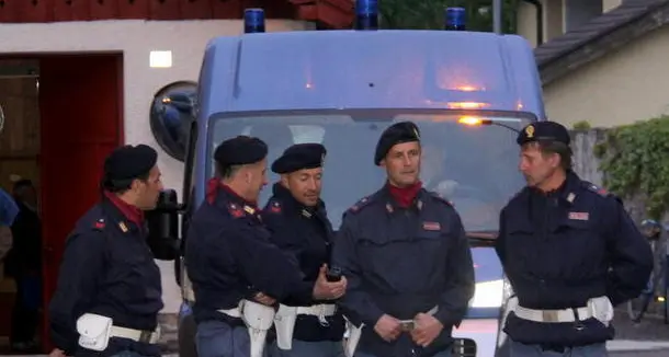 Schützen in corteo il giorno del voto