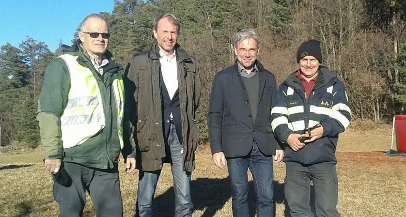 Colle, spento l’incendio nel bosco