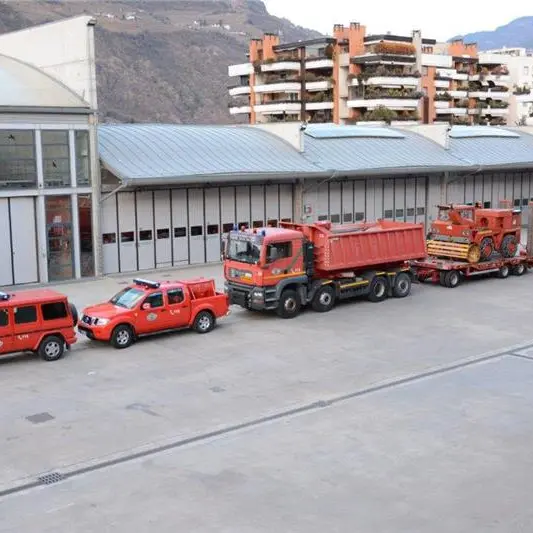 Colonna mobile altoatesina per l'emergenza neve in Abruzzo