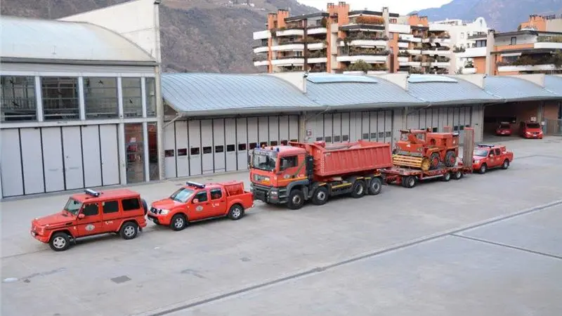 Colonna mobile altoatesina per l'emergenza neve in Abruzzo