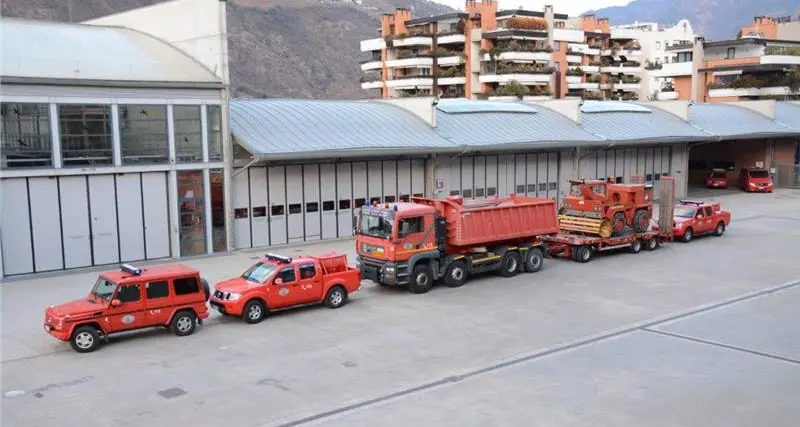 Colonna mobile altoatesina per l'emergenza neve in Abruzzo