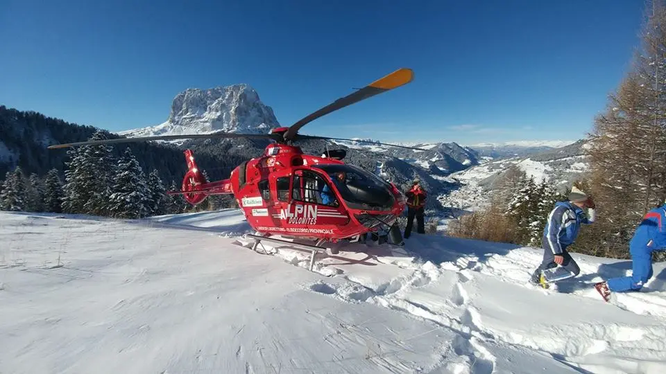 Corvara, ferite due sciatrici che si scontrano in pista