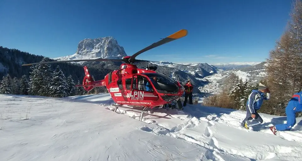 Corvara, ferite due sciatrici che si scontrano in pista