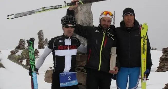 Terlano-Omini di pietra di corsa, in bicicletta e con sci da alpinismo