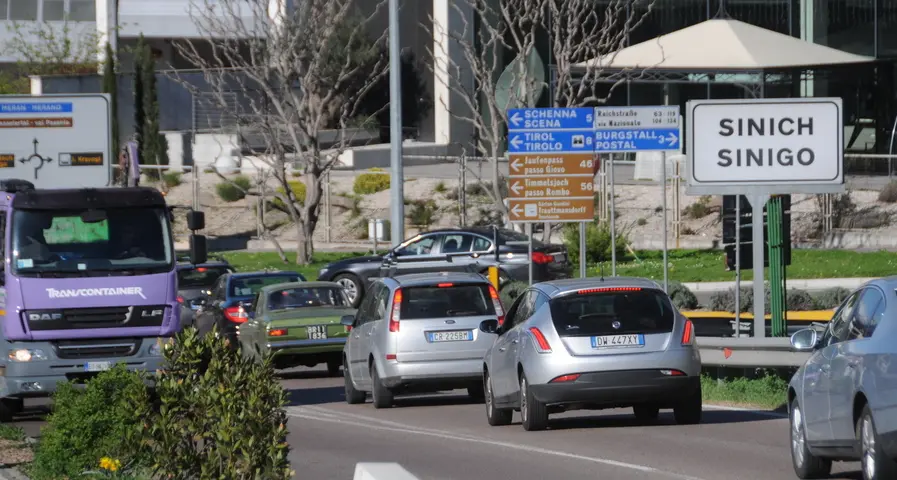 Mebo, ipotesi di rotatoria allo svincolo Merano sud