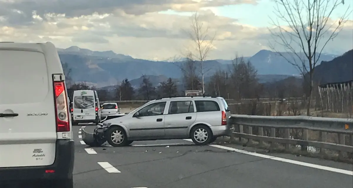 Vilpiano, code dopo un incidente in Mebo
