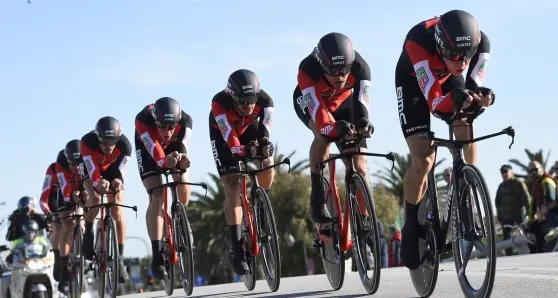 Tirreno-Adriatico, cronosquadre alla Bmc di Oss e Quinziato