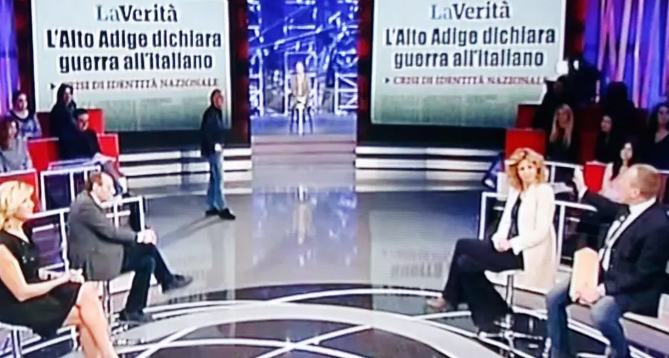 Toponimi e «italiani», show da Giletti